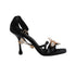Menbur Heel Mh125  Flower Black/Gold