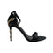 Menbur Heel Mh 126 With Gold Snake Black/Gold
