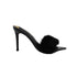 Menbur Heel Mh139  Open Toe Fur Black