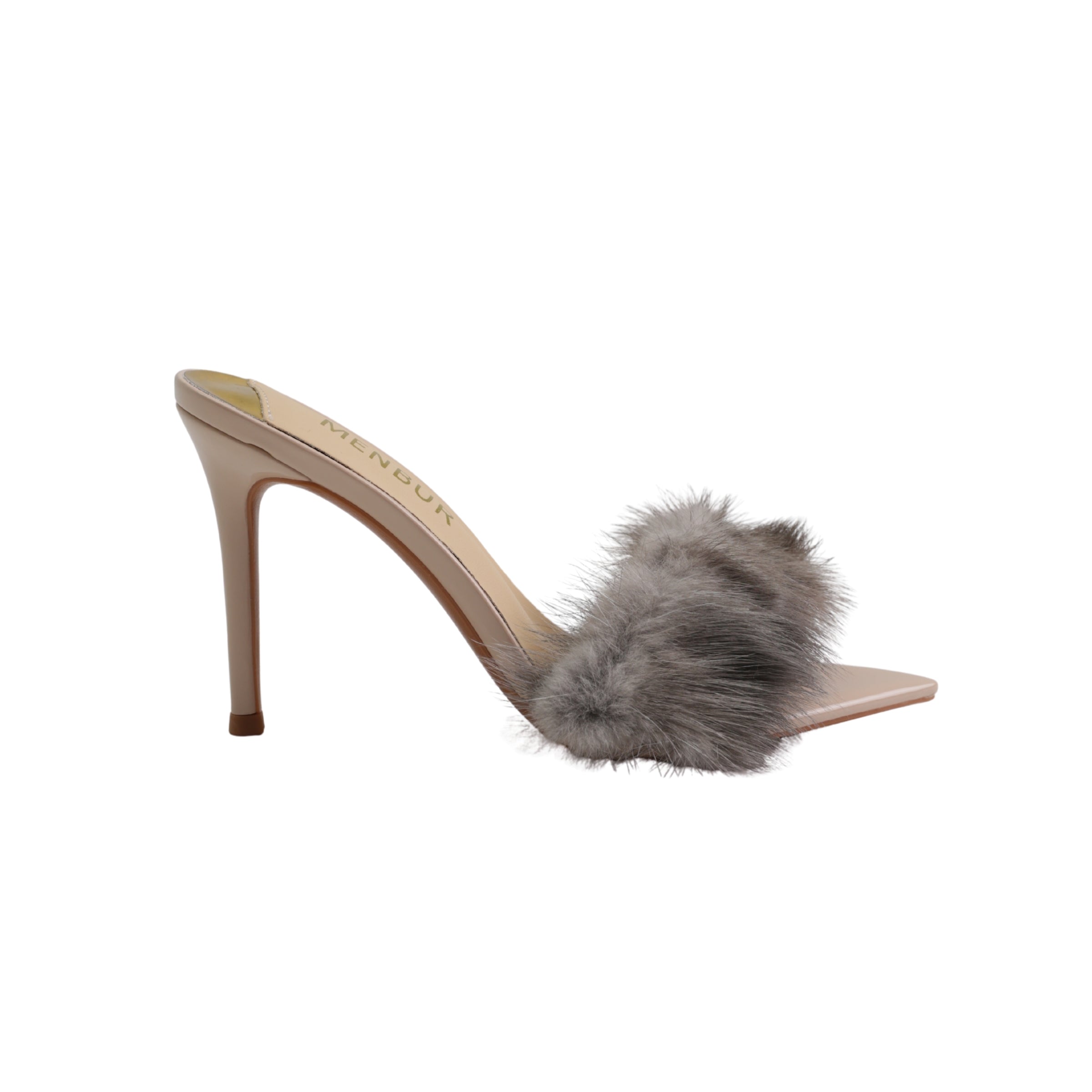 Menbur Mh140 Heel Open Toe Fur Grey