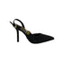 Mebur Heel Mh127 Stud With Gold Pin Strap Black