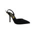 Mebur Heel Mh127 Stud With Gold Pin Strap Black