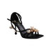Menbur Heel Mh125  Flower Black/Gold