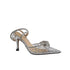 Menbur Heel Mh131 Shiny Strap Stud  Silver