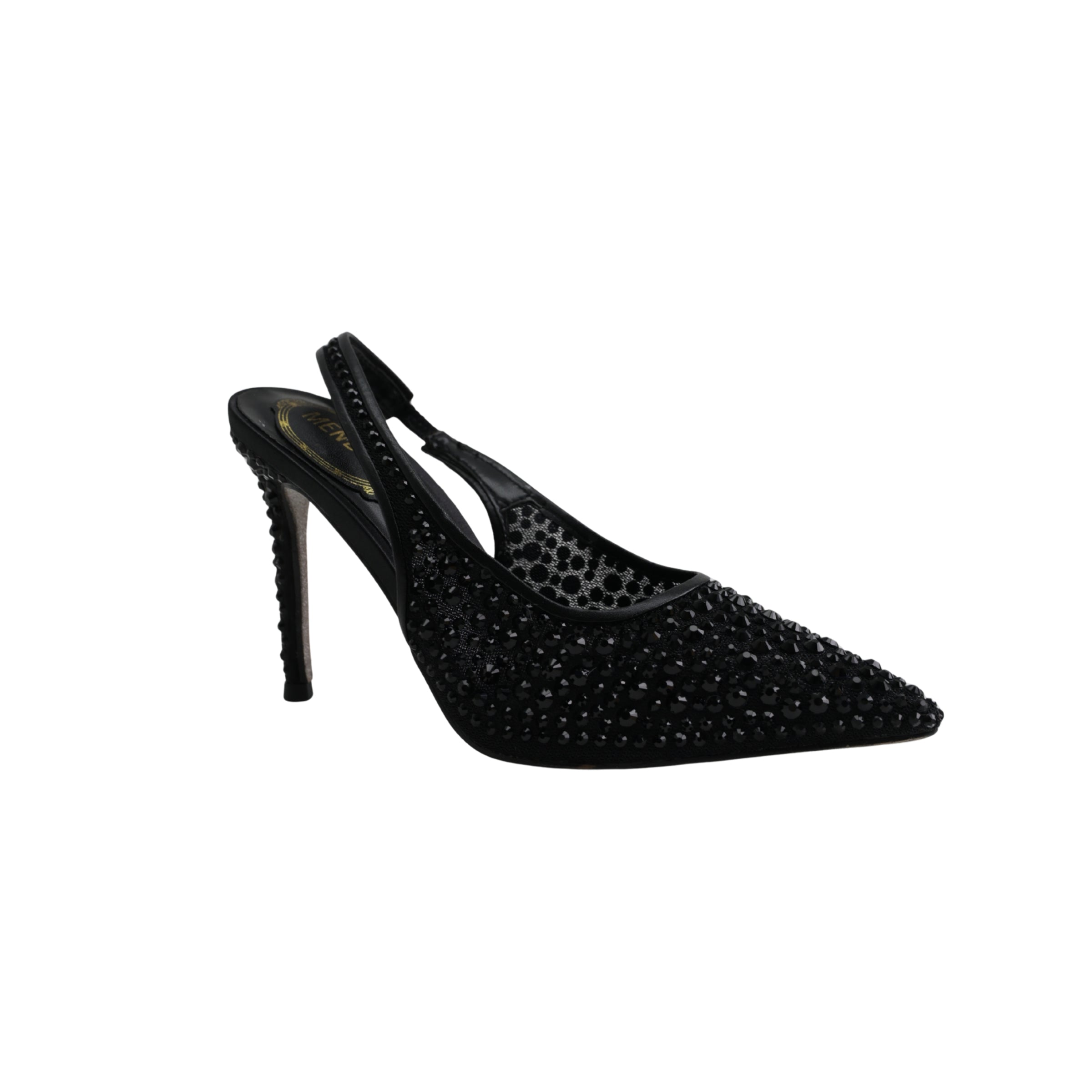 Menbur Heel Mh135 Black Studs Allover