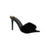 Menbur Heel Mh139  Open Toe Fur Black