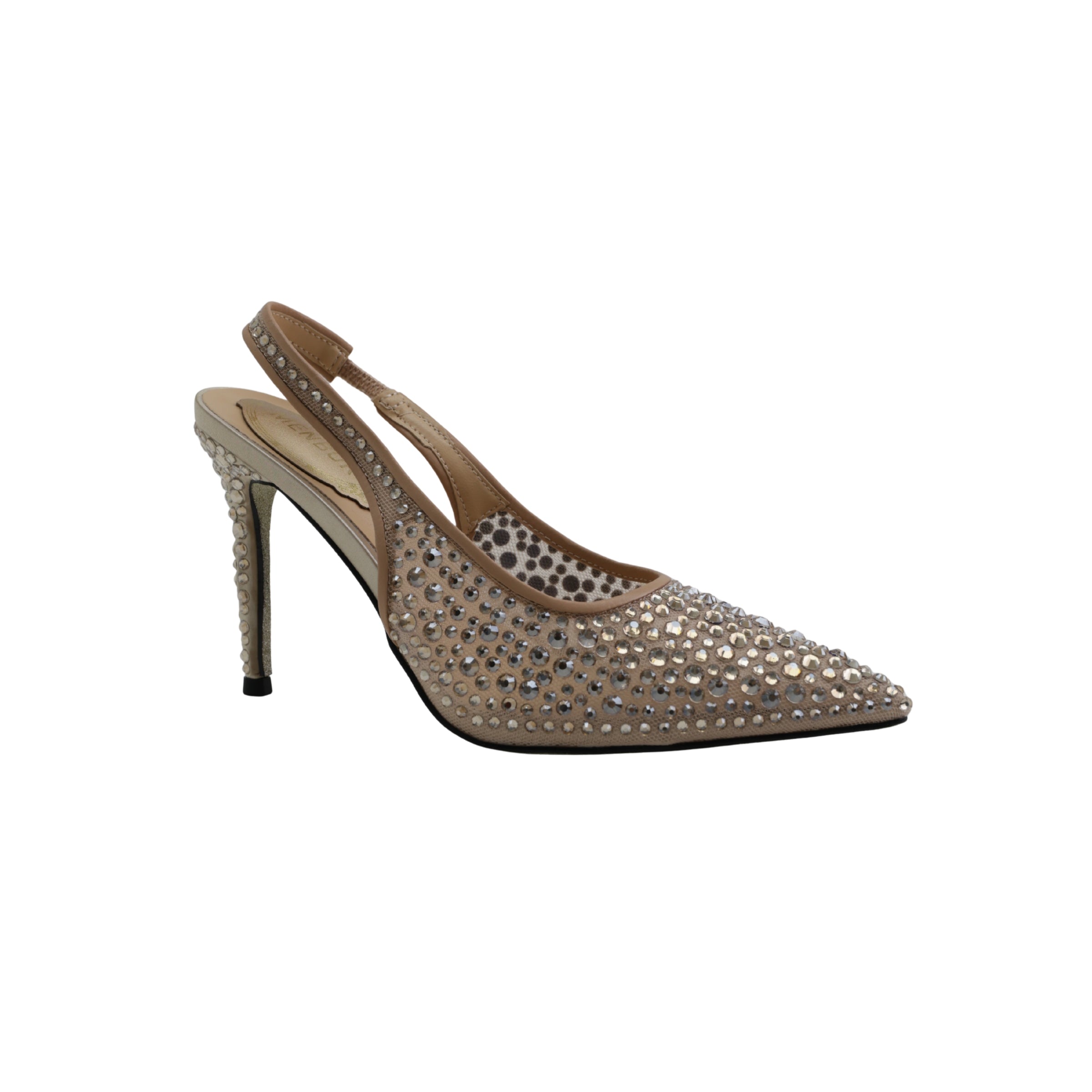 Menbur Heel Mh135 Studs Allover Nude