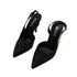 Mebur Heel Mh127 Stud With Gold Pin Strap Black