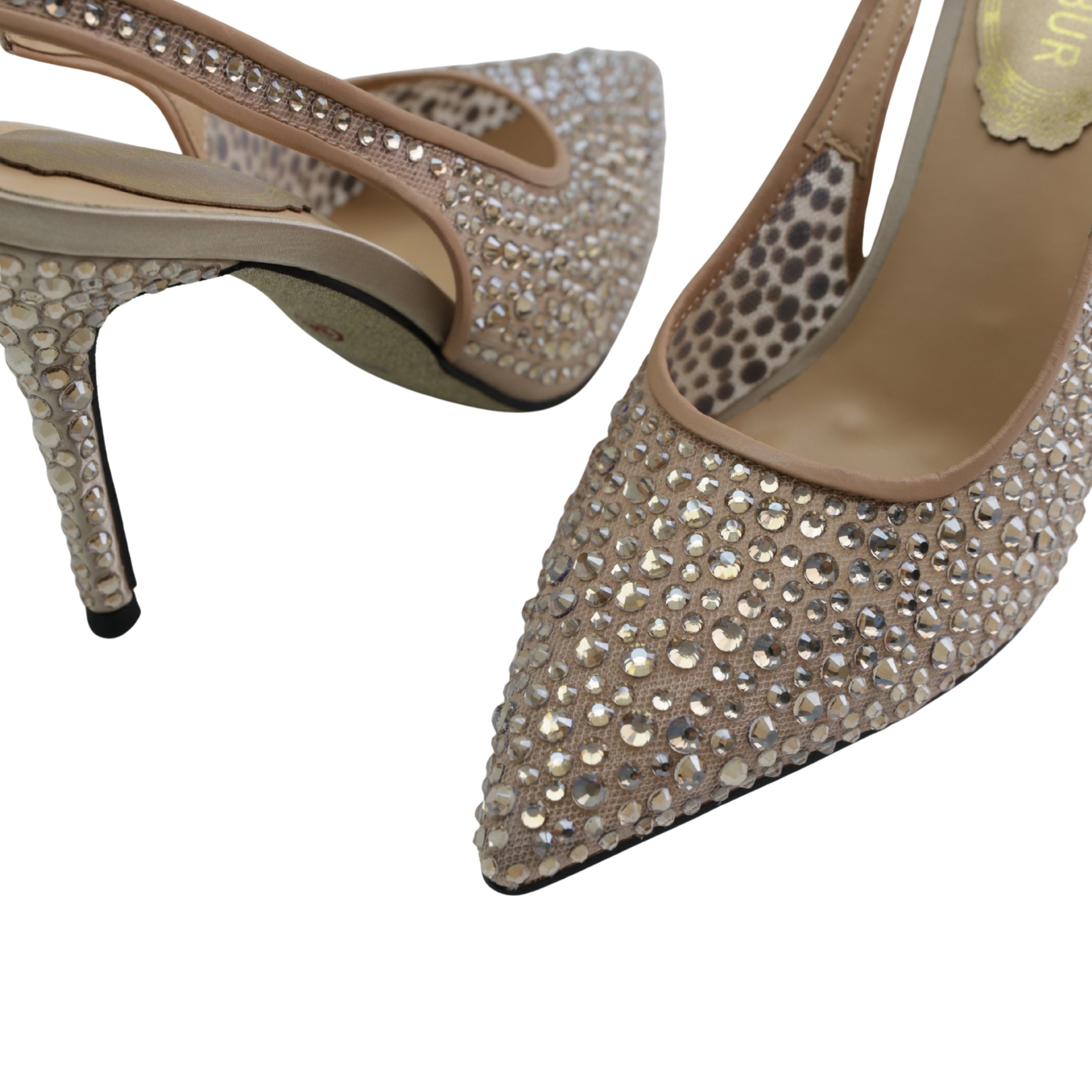 Menbur Heel Mh135 Studs Allover Nude