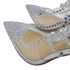 Menbur Heel Mh137  Clear Stud Silver