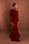 Menbur Dress Long Sleeve Net Red