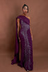 Menbur Dress Strapless Pltd Bodic Purple