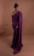 Menbur Dress Strapless Pltd Bodic Purple